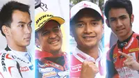 Moto2 - Rapor Pembalap Indonesia di Moto2: Doni Tata, Rafid Topan, Dimas Ekky, Andi Gilang (Bola.com/Adreanus Titus)