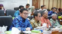 Direktur Kepesertaan BPJS Kesehatan, David Bangun dalam Rapat Panitia Kerja (Panja) bersama Komisi IX DPR RI pada Rabu (07/05). (Foto: Istimewa)