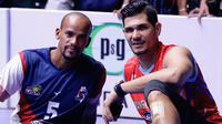 Yosvani Gonazales Nicolas dan Riedel Toiran, pemain asing Surabaya Bhayangkara Samator. (Bola.com/Aditya Wany)