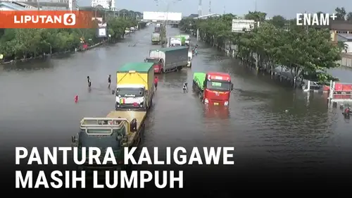 VIDEO: Banjir Hari Ketiga, Jalan Pantura Kaligawe Masih Lumpuh