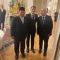 Prabowo dan putranya Didit Hediprasetyo temui Presiden Prancis Emmanuel Macron jelang pembukaan Olimpiade Paris 2024. (dok. Instagram @prabowo/https://www.instagram.com/p/C918QMgyyRi/)