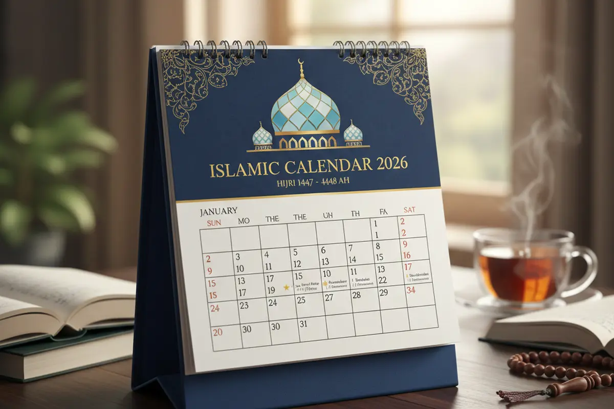 Kalender Islam 2026. AI