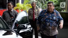 Kepala Badan Pengawasan Keuangan dan Pembangunan (BPKP)  Muhammad Yusuf Ateh tiba untuk melakukan pertemuan di Gedung KPK, Jakarta, Kamis (20/02/2020). Pertemuan membahas kerjasama antar lembaga KPK dan BPKP. (merdeka.com/Dwi Narwoko)