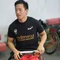 Kapten timnas basket kursi roda Indonesia, Donald Santoso. (Bola.com/Budi Prasetyo Harsono)