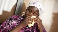 Yana Galang, salah satu ibu yang putrinya diculik oleh Boko Haram 2 tahun silam. (BBC)