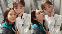 Belum Lama Ini Park Shin Hye Membagikan Potret Bersama Lee Sung Kyung di Akun Instagram Pribadinya, @ssinz7. Ternyata, Lee Sung Kyung Bakal Muncul di Drama Korea 'Doctor Slump' (instagram.com/ssinz7)