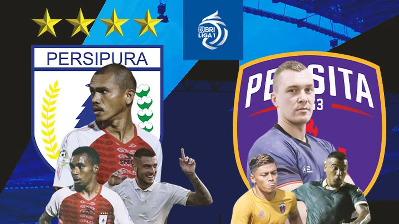 BRI Liga 1 - Duel Antarlini - Persipura Jayapura Vs Persita Tangerang