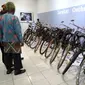 Puluhan sepeda onthel tua dipamerkan di Bentara Budaya Yogyakarta (BBY) dalam pameran bertajuk Sarekat Onthel pada 13-22 Oktober 2017.