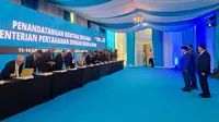 Prabowo Saksikan Penandatanganan 27 Kontrak  Sektor Pertahanan Senilai Rp33 Triliun