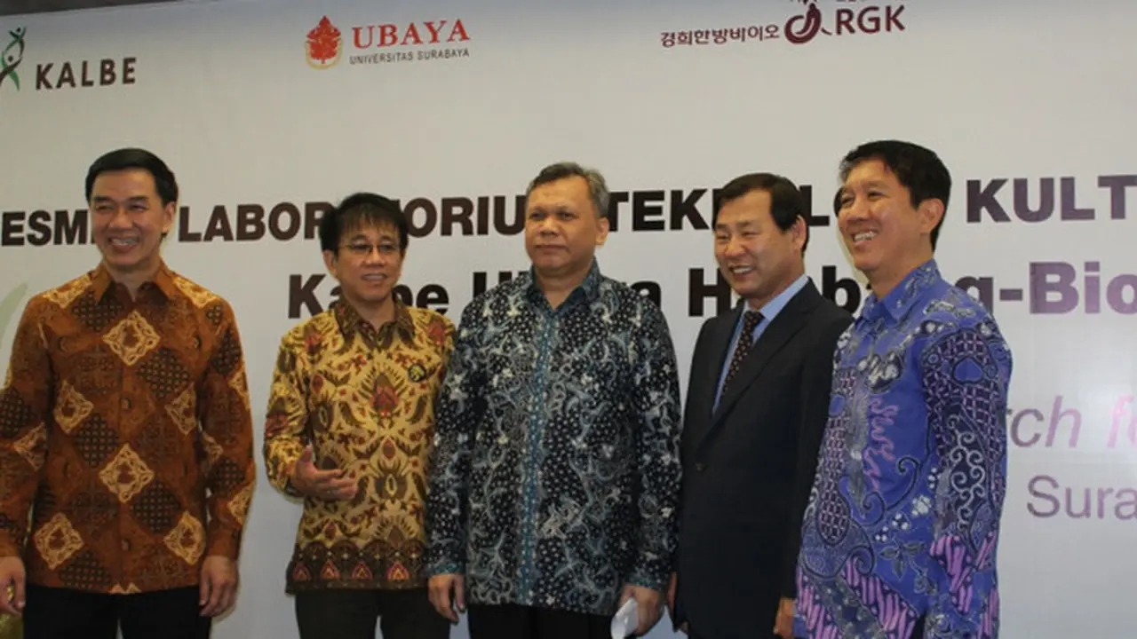Kalbe Resmikan Laboratorium Kultur Jaringan di Universitas Surabaya