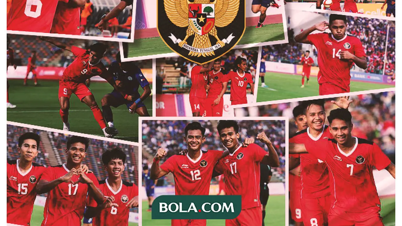 SEA Games 2023 - Kolase Foto Timnas Indonesi U-22 di SEA Games 2023