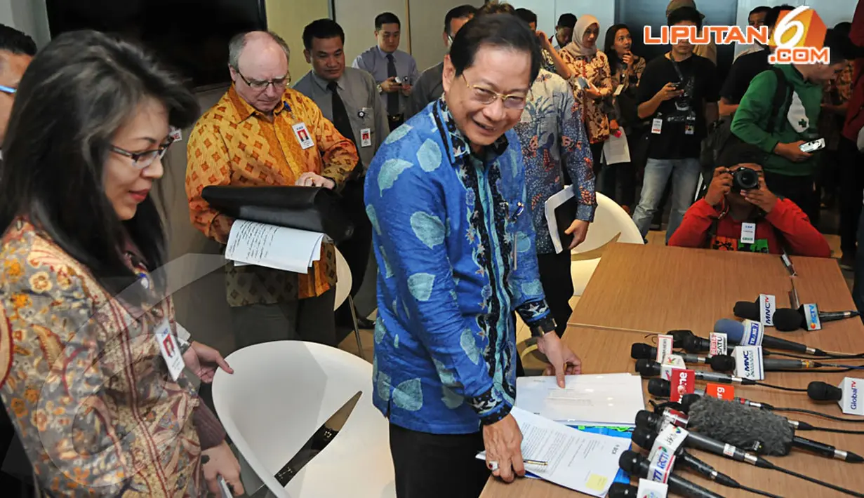 Jahja mengklaim perusahaannya telah memenuhi kewajiban sesuai dengan prosedur dan tata cara perpajakan yang benar pada pengurusan pajak BCA tahun 1999 di Ditjen Pajak pada 2003-2004. Jakarta, Selasa (22/4/2014) (Liputan6.com/Johan Tallo).
