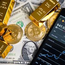 Ilustrasi harga emas. (Shutterstock)