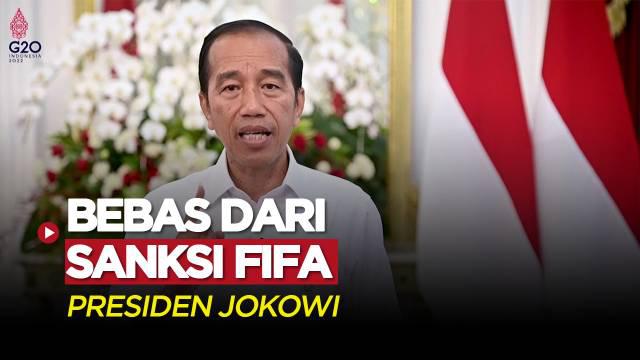 Berita Video, Presiden Joko Widodo Buka Suara Mengenai Sanksi FIFA pada Jumat (7/10/2022)