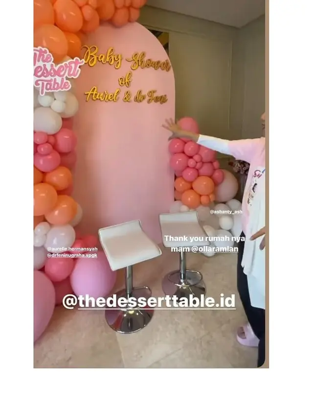 8 Momen Kejutan Baby Shower Aurel Hermansyah oleh Geng Cendol, Seru Banget