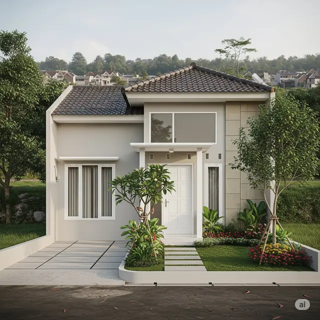 12 Gambar Denah Rumah Sederhana Ukuran 6x9 di Kampung, Hemat Lahan dan