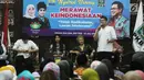 Suasana diskusi Mantan terpidana teroris Kurnia Widodo di DPP PKB, Jakarta, Minggu (23/7). Diskusi tersebut bertemakan ÒMerawat Keindonesiaan Tolak Radikalisme, Lawan Intoleransi" sekaligus rangkaian Harlah ke-19 PKB. (Liputan6.com/Faizal Fanani)