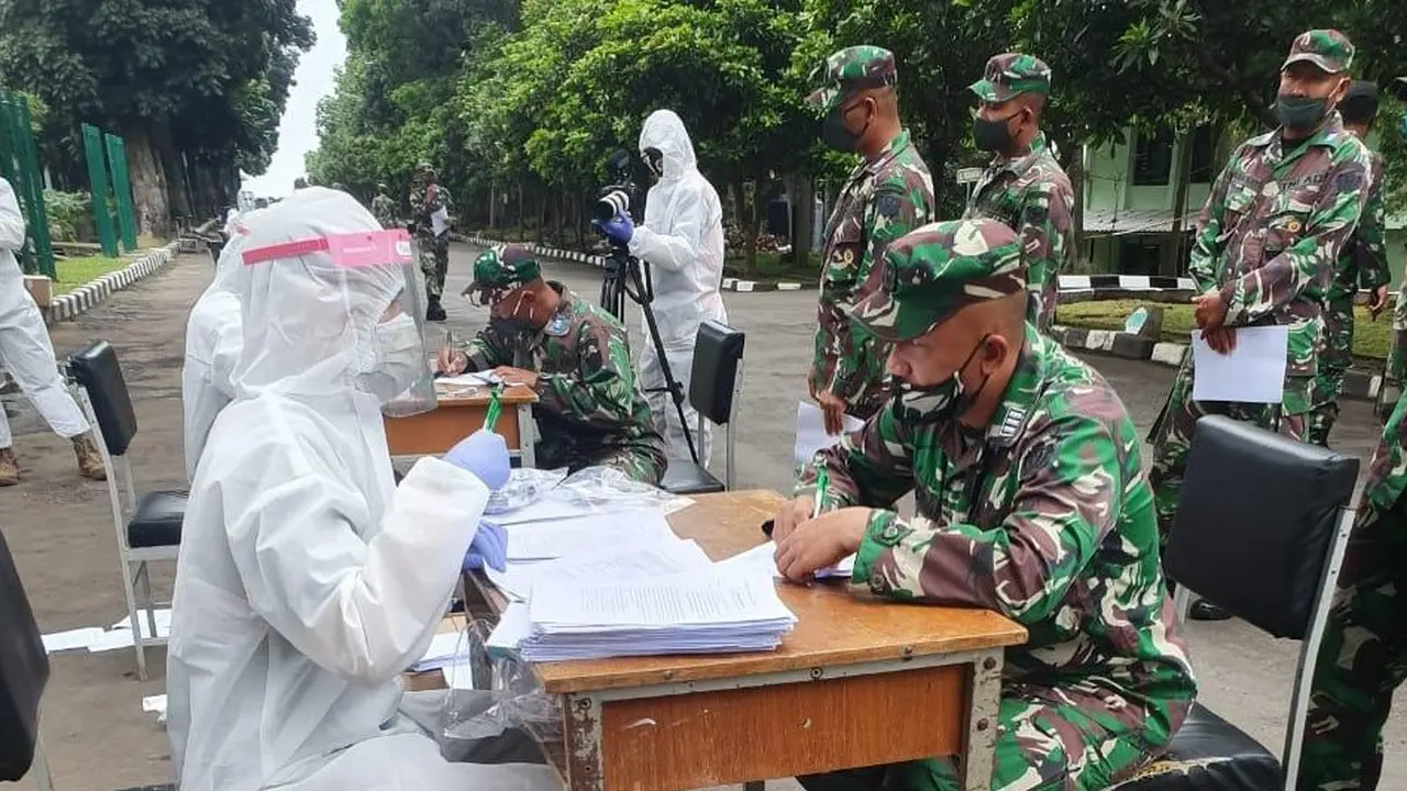 Suasana uji klinis di Secapa AD. (dok Dinas Penerangan TNI AD)