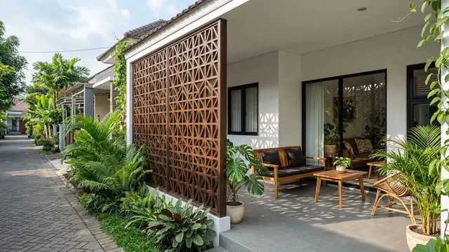 Model Kisi-Kisi Teras Rumah (AI generated)