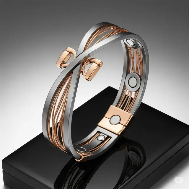 Ilustrasi Gelang Magnetik (Image by Gemini AI)