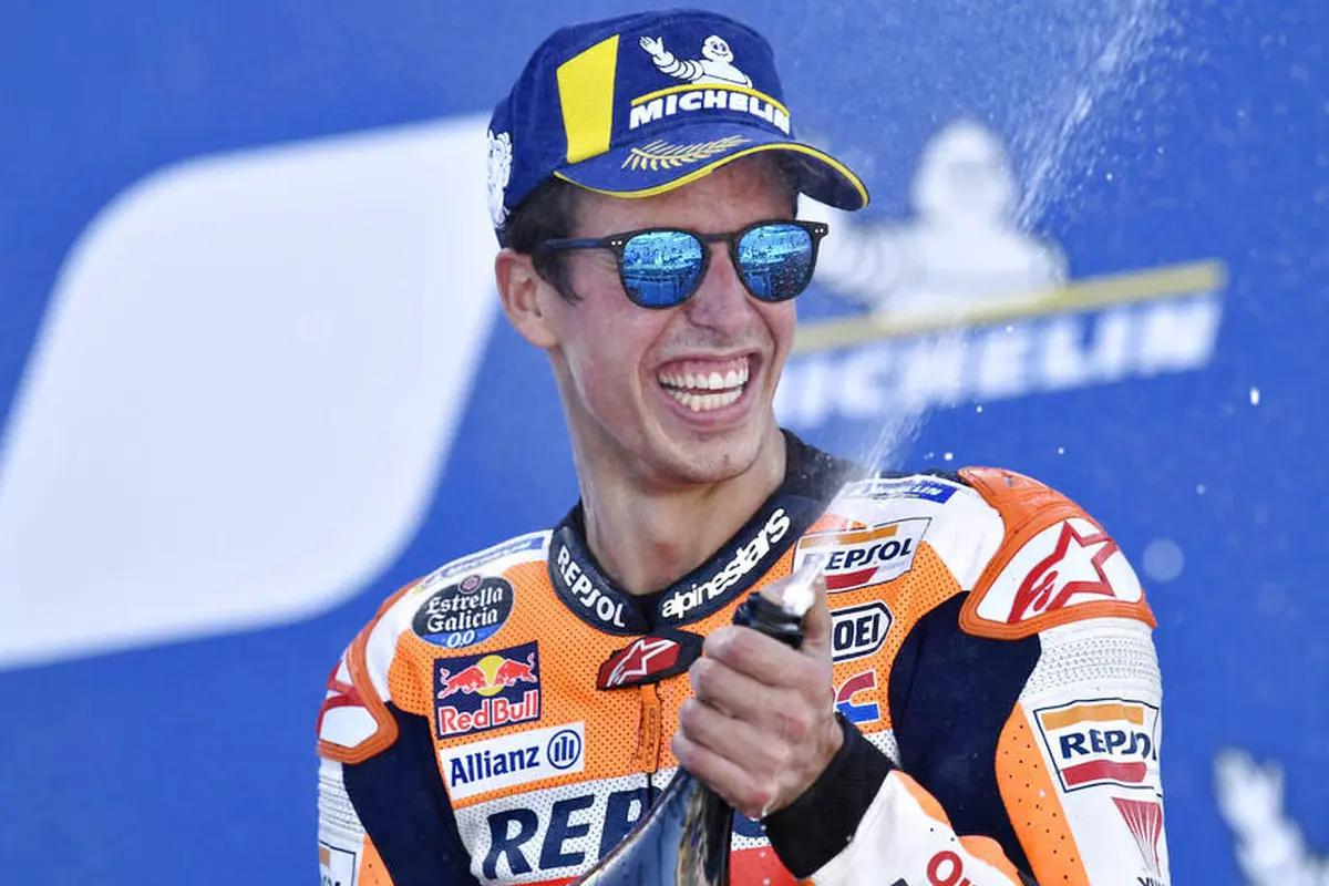 Alex Rins Juara, Alex Marquez Tampil Mengesankan di MotoGP Aragon