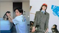6 Potret Kenangan V BTS dan Yeontan Anjingnya yang Meninggal, ARMY Ikut Sedih