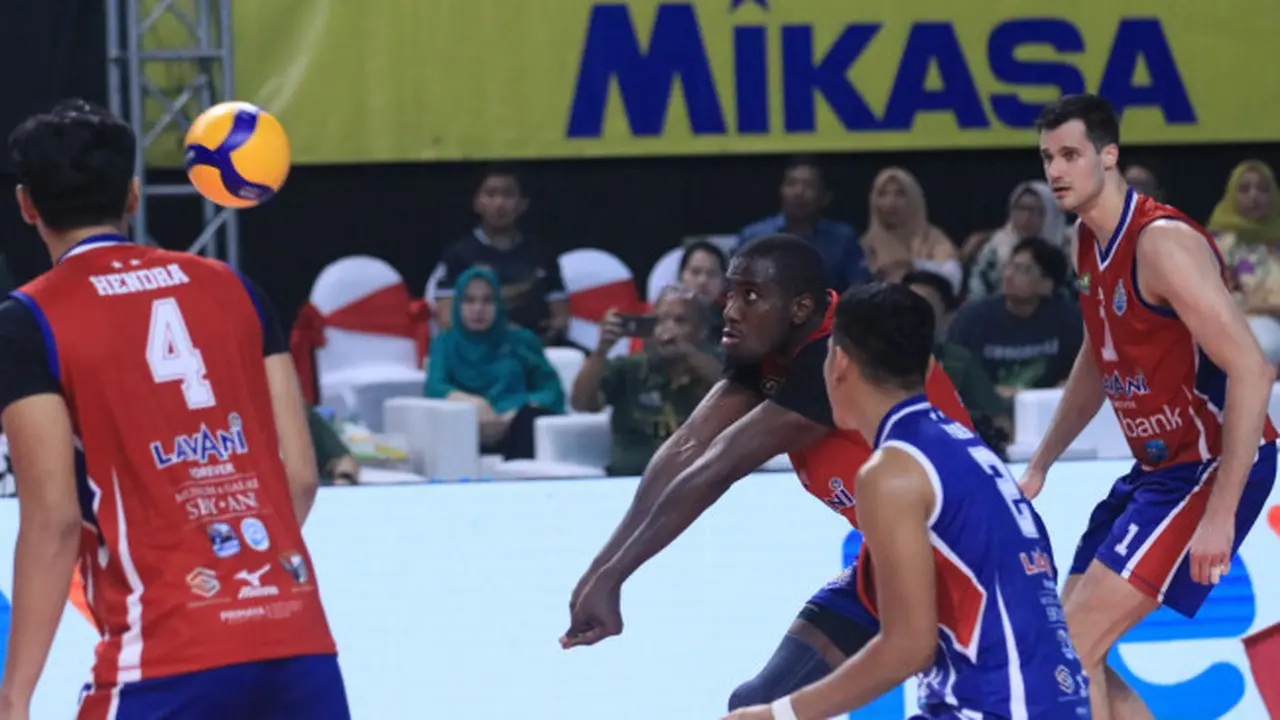 PLN Mobile Proliga 2024 : Main Bingung Tim Putra Jakarta STIN BIN Dihajar Jakarta Lavani