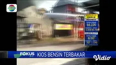 Kebakaran kios bensin terjadi di Nganjuk, Jawa Timur. Api merembet hingga membuat dua ruko juga ludes terbakar. Akibat peristiwa tersebut, kakak pemilik kios bensin diduga kaget dan meninggal terkena serangan jantung.