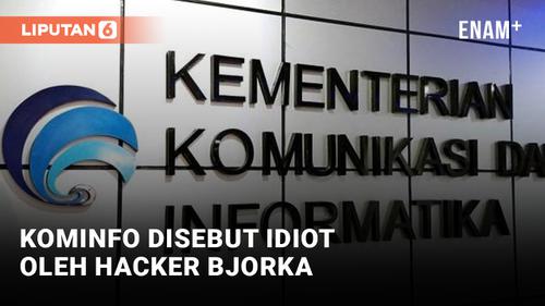 VIDEO: Hacker Bjorka Balas Pesan Kominfo: Idiot