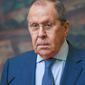 Menteri Luar Negeri Rusia Sergei Lavrov berbicara tentang perang antara Rusia dan Ukraina. (TASS)