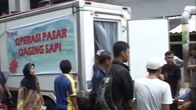 Warga Tak Minat dengan Operasi Pasar Daging Murah