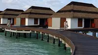 Salah satu akomodasi yang ditawarkan di Pullman Maamuta Maldives Resort. (Liputan6.com/Dinny Mutiah)