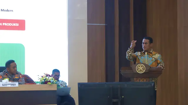 Dialog Kebangsaan Diklat Polri, Mentan Tekankan Semua Pihak Semua Turun Tangan Urus Pangan