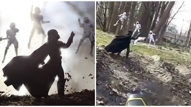 7 Realita di Balik Foto Bak Scane Film Ini Mengagumkan, Gunakan Action Figure