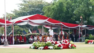 Momen Plt Bupati Pati Salah Ucap Pancasila Saat Pimpin Upacara HUT RI