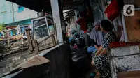 Penduduk yang tergolong miskin ekstrem memiliki karakteristik tinggal di hunian tak layak dengan luas lahan di bawah delapan meter persegi. (Liputan6.com/Angga Yuniar)
