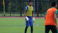 Rudi Nurdin Rajak, kiper baru dipanggil ke TC Timnas Indonesia U-19 di Yogyakarta, akhir Mei 2018. (Bola.com/Ronald Seger Prabowo)