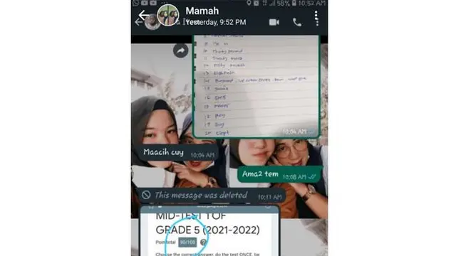6 Status WhatsApp Emak-Emak Kelewat Gaul Ini Bikin Geleng Kepala