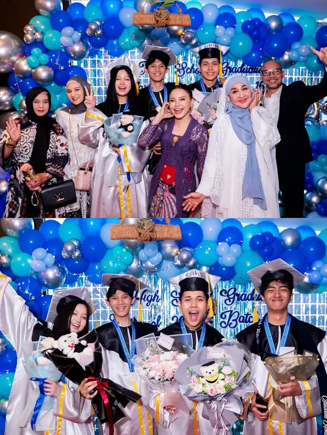 Potret Wisuda Anak Rossa