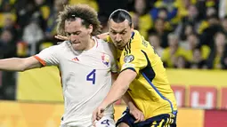 Swedia harus mengakui ketangguhan tamunya Belgia dan menyerah dengan skor 0-3. (Anders Wiklund/TT News Agency via AP)