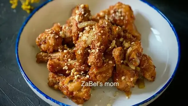Resep sayap ayam madu Korea. (dok. Cookpad @ZaBelsMom)