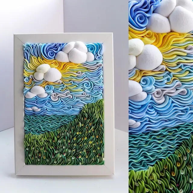 6 Potret Karya Clay Art Bak Lukisan 3D Ini Bikin Kagum, Detailnya Sempurna