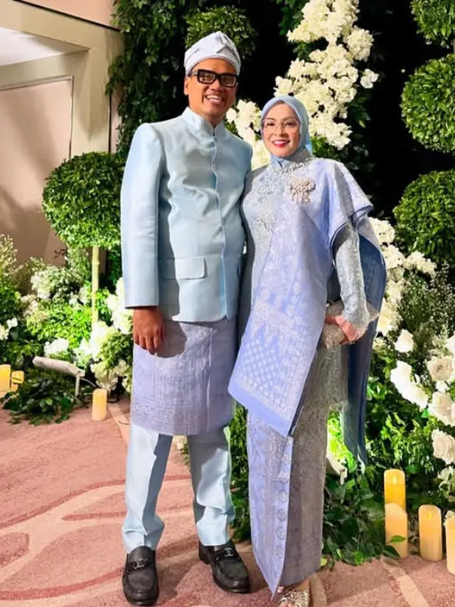 Gaya Couple Tamu Undangan Pernikahan Putri Zulhas dan Zumi Zola.