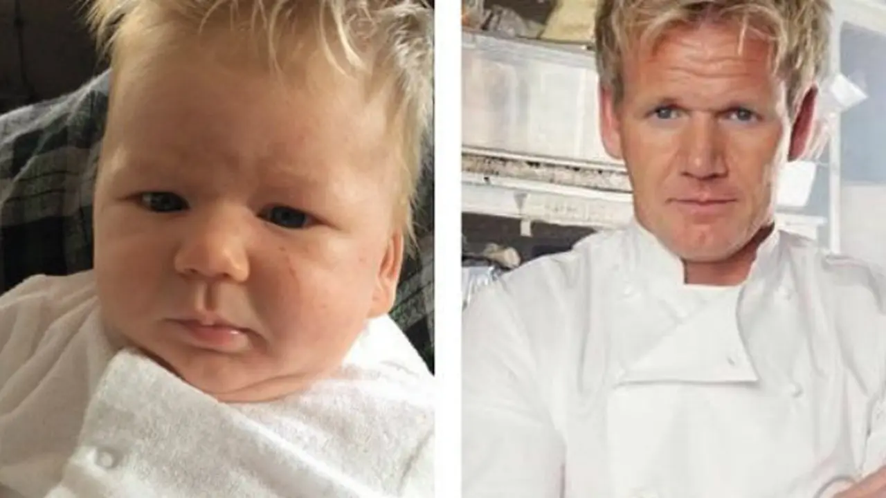 Miripkah Bayi Ini dengan Koki Selebriti Dunia, Gordon Ramsay?