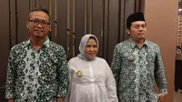 Ketua Umum DPP Papdesi Wargiyati menyatakan, usulan revisi UU Desa tak terbatas hanya pada perpanjangan masa jabatan kepala desa semata. (Foto: Winda Nelfira/Liputan6/com).