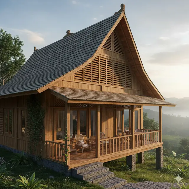 7 Model Rumah Tropis di Area Perbukitan dengan Ventilasi Alami yang Bikin Adem Sepanjang Hari, Nyaman dan Hemat Energi