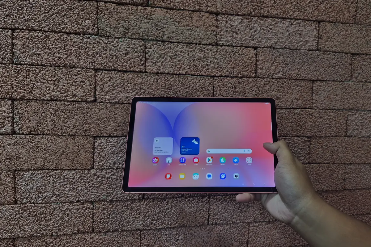Hands-on Samsung Galaxy Tab S10 Lite (Layar).