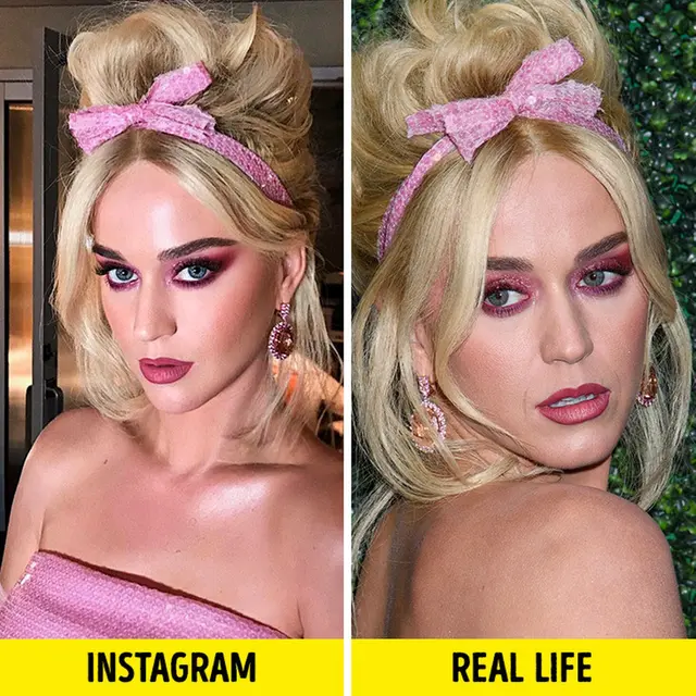 Beda Penampilan 6 Seleb Hollywood di Instagram Vs Kehidupan Nyata, Bikin Pangling