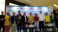 Konferensi pers Jakarta Marathon 2019. (Liputan6.com/Cakrayuri Nuralam)