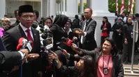Menpora Kabinet Indonesia Maju, Zainudin Amali di Istana Merdeka, Rabu (23/10).